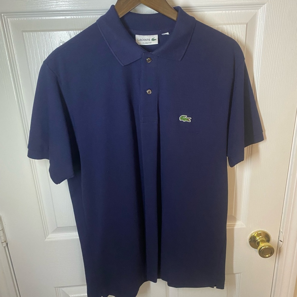 Lacoste Men's Blue Polo Shirt
